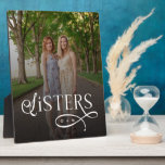 Sisters Photo Personalized Monogram Plaque<br><div class="desc">Celebrate the special bond between sisters with the Sisters Photo Personalized Monogram Plaque. Featuring your favorite sister photo alongside a stylish monogram, this plaque transforms your cherished memories into a modern, elegant keepsake. Perfect for birthdays, holidays, or just because, it’s a meaningful way to honor the love and connection you...</div>