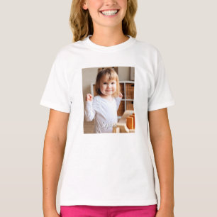 Sister's Photo & Script Name T-Shirt