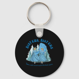 Sisters Pyjamas Holiday White Christmas Movie 1954 Key Ring