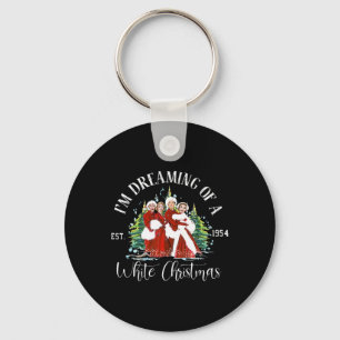 Sisters Pyjamas Holiday Xmas Snow White Christmas Key Ring