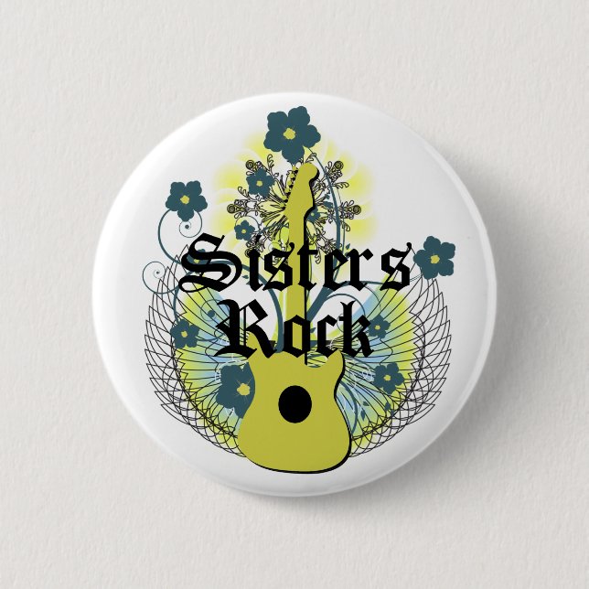 Sisters Rock button (Front)