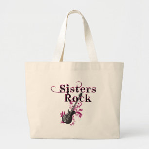 Sisters Rock Large Tote Bag