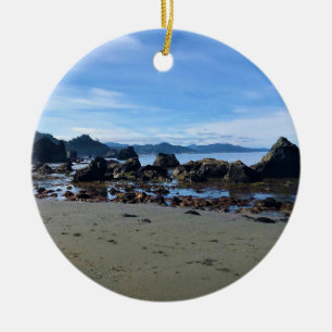 Sisters Rock State Park, Oregon Coast Ceramic Tree Decoration