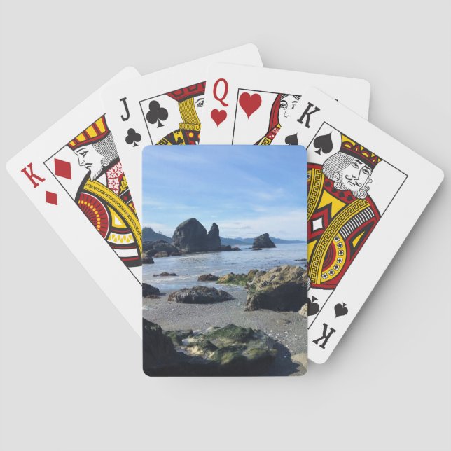 Sisters Rock State Park, Oregon Coast Playing Cards (Back)