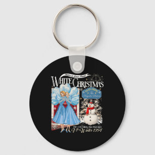 Sisters White Christmas Movie 1954 Pyjamas Holiday Key Ring