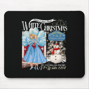 Sisters White Christmas Movie 1954 Pyjamas Holiday Mouse Mat