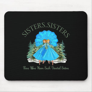 Sisters White Christmas Movie 1954 Pyjamas Holiday Mouse Mat