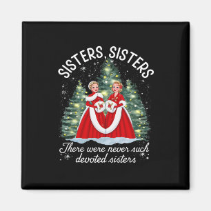 Sisters White Christmas Movie 1954 Xmas Snow Holid Magnet
