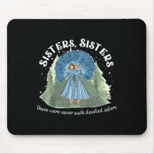 Sisters White Christmas Movie 1954 Xmas Snow Holid Mouse Mat