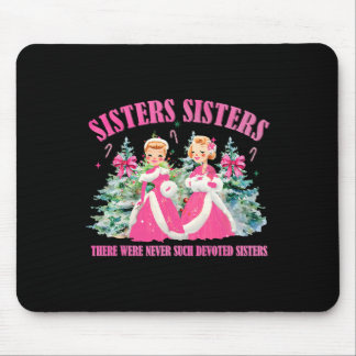 Sisters White Christmas Movie 1954 Xmas Snow Holid Mouse Mat