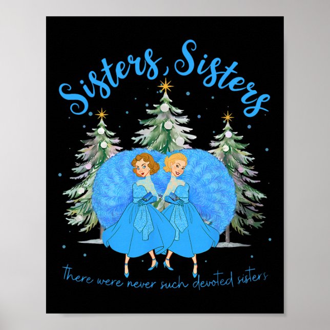 Sisters White Christmas Movie 1954 Xmas Snow Holid Poster (Front)