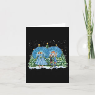 Sisters White Christmas Movie 1954 Xmas Snow Pajam Card