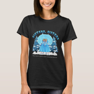 Sisters White Christmas Movie 1954 Xmas Snow Pajam T-Shirt