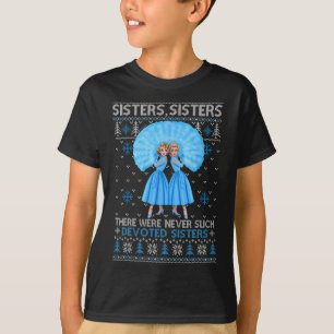 Sisters White Xmas Snow Christmas Movie 1954 Holid T-Shirt