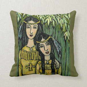 Sisters~ Willow and Sage Cushion