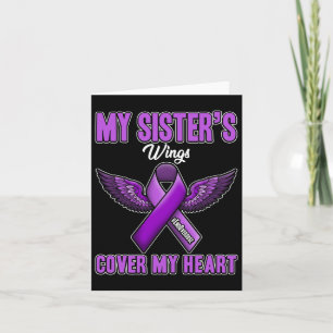 Sister's Wings Cover My Heart End Overdose 1 Card