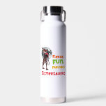 Sistersaurus: Fierce, fun and fabulous Funny Water Bottle<br><div class="desc">Celebrate sisterhood with our "Sistersaurus: Fierce, Fun, and Fabulous" design! This dinosaur themed creation is perfect for sisters of all ages - big, little or matching for a family day. A great idea for birthdays, Christmas or just because, this unique and funny design brings dino sized joy to kids, girls...</div>