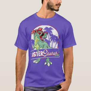 Sistersaurus T Rex Dinosaur Sister Saurus Family M T-Shirt