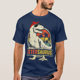 Sistersaurus T Rex Dinosaur Sister Saurus Family M T-Shirt