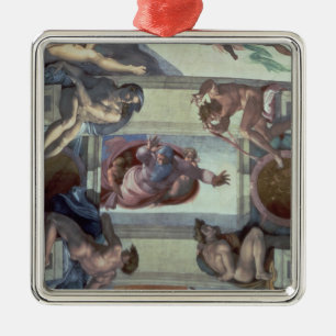 Sistine Chapel Ceiling 2 Metal Tree Decoration