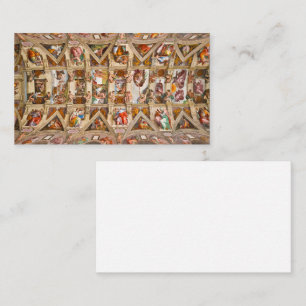 Sistine Chapel Ceiling by Michelangelo Business Card