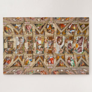 Sistine Chapel Ceiling by Michelangelo Jigsaw Puzzle