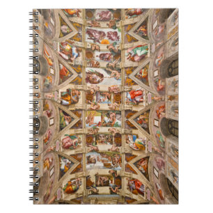 Sistine Chapel Ceiling by Michelangelo Notebook