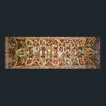 Sistine Chapel Ceiling by Michelangelo Poster<br><div class="desc">The Sistine Chapel is a chapel in the Apostolic Palace, the official residence of the pope, in Vatican City. Originally known as the Cappella Magna ('Great Chapel'). Today, it is the site of the papal conclave, the process by which a new pope is selected. The fame of the Sistine Chapel...</div>