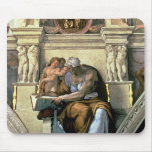 Sistine Chapel Ceiling: Cumaean Sibyl, 1510 Mouse Mat