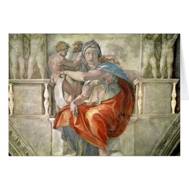 Sistine Chapel Ceiling: Delphic Sibyl (Front Horizontal)