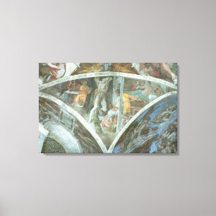 Sistine Chapel Ceiling: Haman Canvas Print