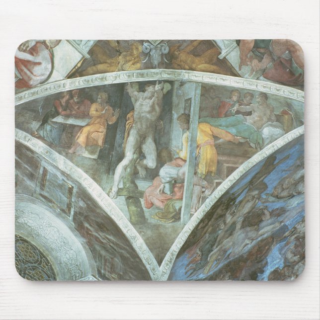 Sistine Chapel Ceiling: Haman Mouse Mat (Front)