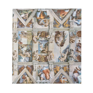Sistine Chapel Ceiling Michelangelo Notepad
