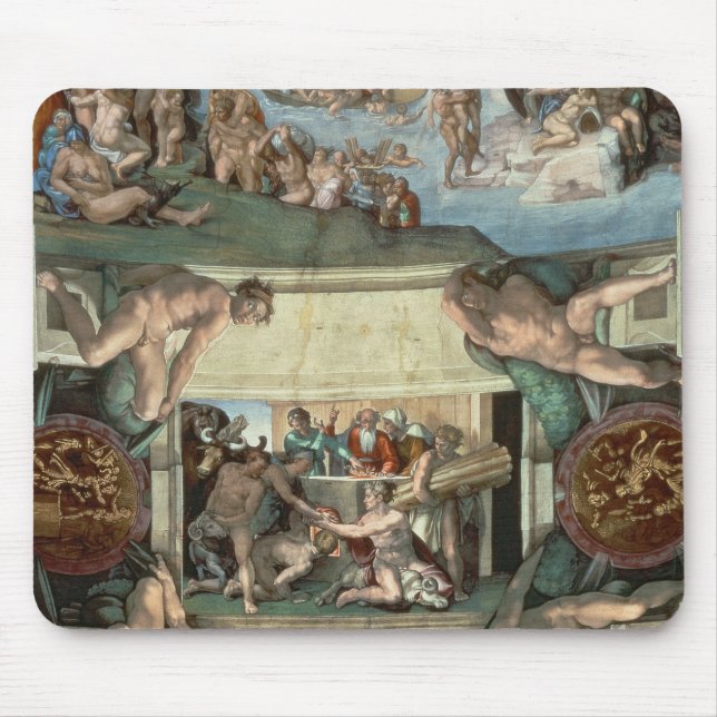 Sistine Chapel Ceiling Mouse Mat (Front)