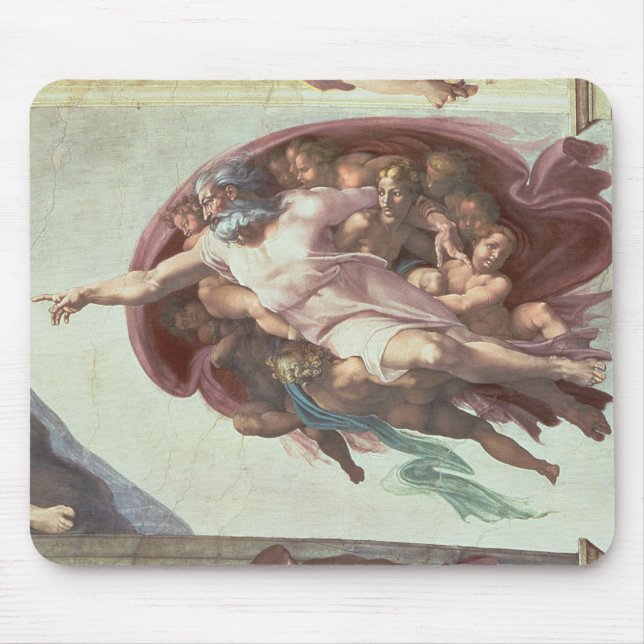 Sistine Chapel Ceiling Mouse Mat (Front)