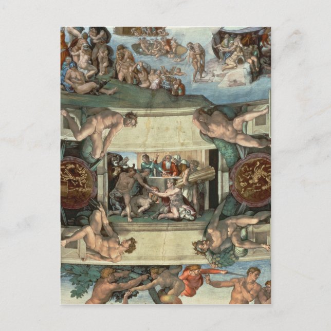 Sistine Chapel Ceiling Postcard (Front)