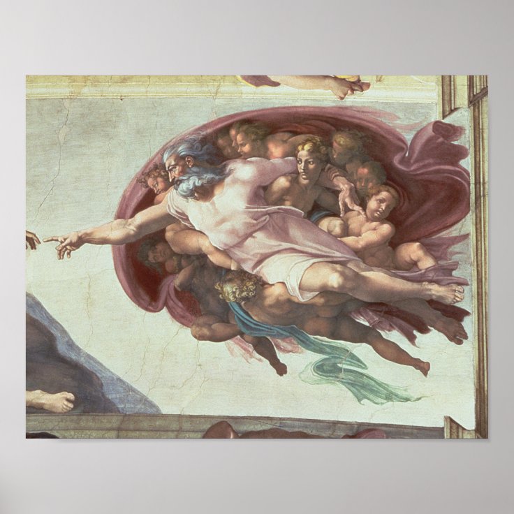 Sistine Chapel Ceiling Poster | Zazzle