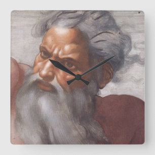 Sistine Chapel ceiling Square Wall Clock