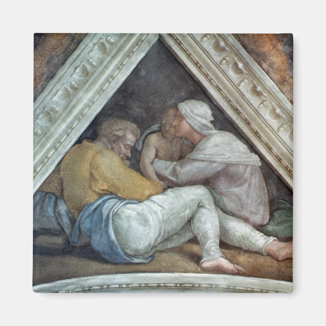 Sistine Chapel Ceiling: The Ancestors of Christ Magnet (Front)