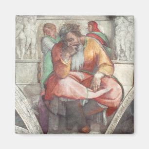 Sistine Chapel Ceiling: The Prophet Jeremiah Magnet