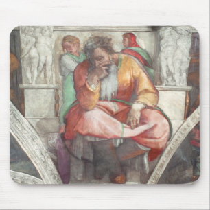 Sistine Chapel Ceiling: The Prophet Jeremiah Mouse Mat
