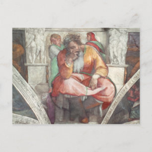 Sistine Chapel Ceiling: The Prophet Jeremiah Postcard