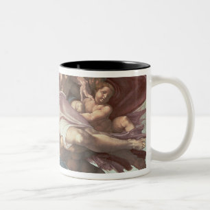 Sistine Chapel Ceiling Two-Tone Coffee Mug
