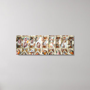 Sistine Chapel Michelangelo - Vatican, Rome, Italy Canvas Print