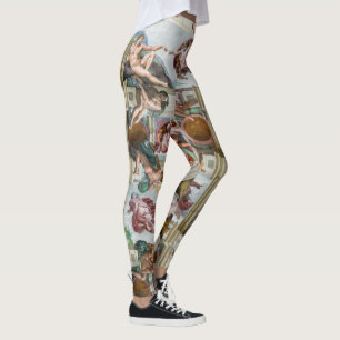 Sistine Chapel Michelangelo - Vatican, Rome, Italy Leggings