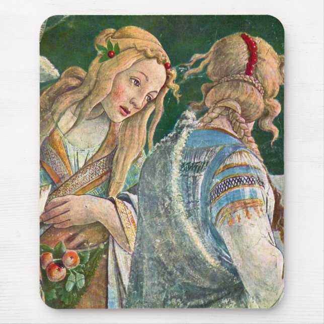 Sistine Chapel -The youth of Moses Mouse Mat (Front)