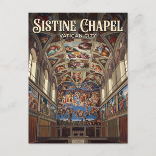 Sistine Chapel Vatican City Postcard