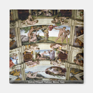 Sistine Chapel, Vatican, Rome, Italy Magnet