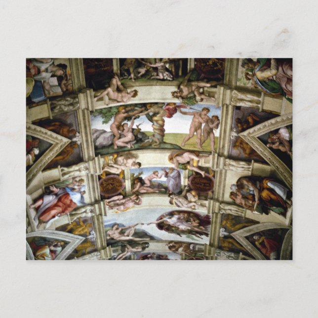 Sistine Chapel, Vatican, Rome, Italy Postcard (Front)