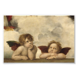 Sistine Madonna Angels by Raphael Photo Print